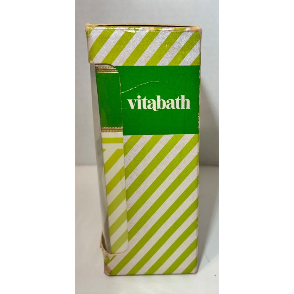Vintage Vitabath Bath & Shower Gelee & Soap Sponge Spring Green 4.2 Oz & 3.8 Oz - Picture 4 of 5